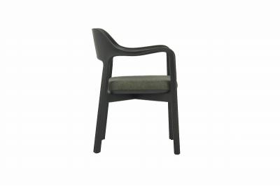 China Sillones de comedor elegantes de espuma Sillón de comedor tapizado moderno de lujo en venta