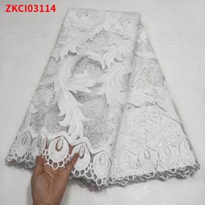 China 2021 Sustainable New Design Guipure Lace Fabrics / Water Soluble Guipure Lace /Lace Fabric for sale