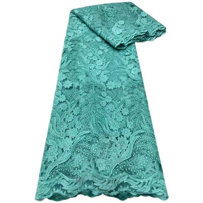 China 20201 Water Soluble High Quality Guipure Lace Fabric Embroidered Tulle Making Formal Dress ZDPZ06074 for sale