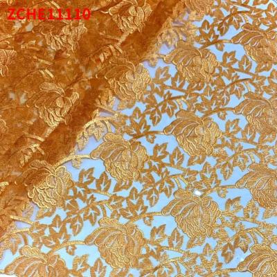 China 2021/November/Newly Viable Designed Monochromatic Mesh Embroidery Floral Tulle Lace fabric/ZCHE11110 for sale