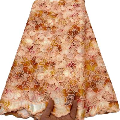 China 2021-November/Viable Dyeing printing perforated wax lace flower beads/two groups/ZXHE11115 for sale