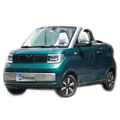 China new design 145/70 R12 ev 0km NEDC 305KM hongguang Cabrio ragtop convertible wuling electric cars for sale