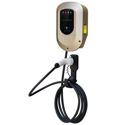 China Electric Car Charging EV 16A Car Charger 7kW Portable Type - AC Wallbox 2 EV Charger Battery Charging Station For Electric Car for sale