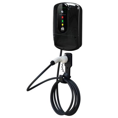 China Electric car charging type 7KW - 2 AC ev fsat charger station commercial optional portable DC ev charger station Ethernet / 4G stack wallbox for sale