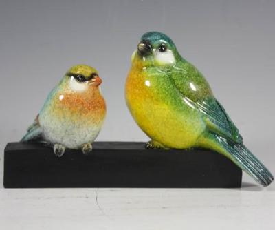 China China hot sale resin bird ornament crafts polyresin table ornaments decoration for sale