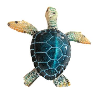 China China hot sale handmade polyresin home decor sea turtle animal, colorful sea turtle statue for sale