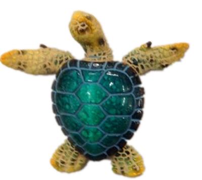 China China Wholesale Resin Home Decor Animal Sea Turtle Sculpture, Small Size Polyresin Sea Turtle Animal Figurine for sale