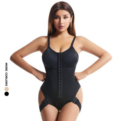 China Antibacterial In Stock 3 In 1 Backless Lift Up Bra Body Shaper Full Body Tummy Control Jumpsuit Butt Shapewear Backless Body Shaper for sale