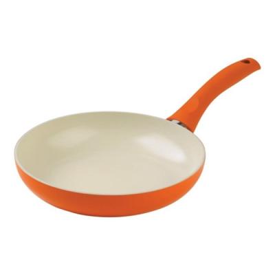 China Viable China Wholesales Various Ceramic Coating White Aluminum Frying Pan for sale