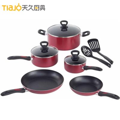 China Sustainable Newcomer Aluminum Pressed Cookware Set for sale