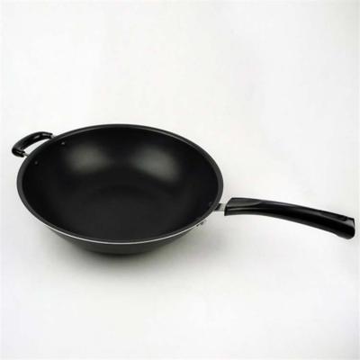 China Non-stick aluminum wok viable without glass lid for sale