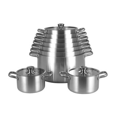 China New Style Sustainable Hot Sale High Quality Aluminum Soup And Stock Pot With Lid for sale