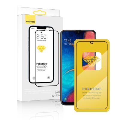 China For Galaxy A20S Anti-fingerprint Screen Protector For Samsung A20 Full HD 9H Clear Tempered Glass Phone Screen Protectors Wholesale for sale