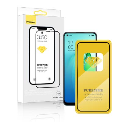 China For oppo reno5 5G PURETIME Reno8 Tempered Glass Screen Protector For Reno lite 8SE 8pro 8pro+ for sale