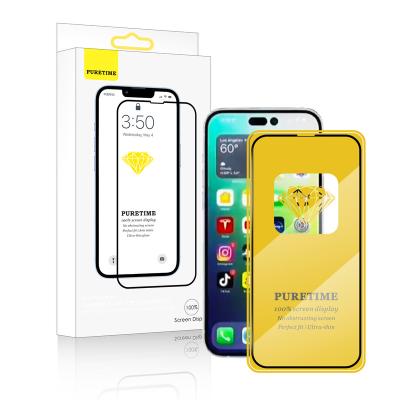 China FOR iPhone 13 pro PURETIME max tempered glass screen protector for iphone14 iphone14promax for sale