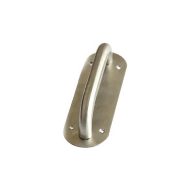 China Modern 304 316 stainless steel door handle for glass/wooden door for sale