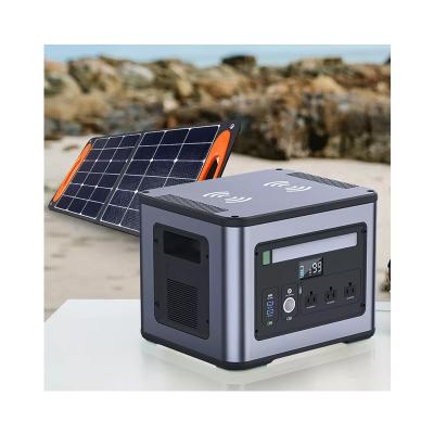 China External Battery eu backup lifepo4 battery charging rugged 2000w 3000 watt 3600w emergency portable power station with solar panel for sale