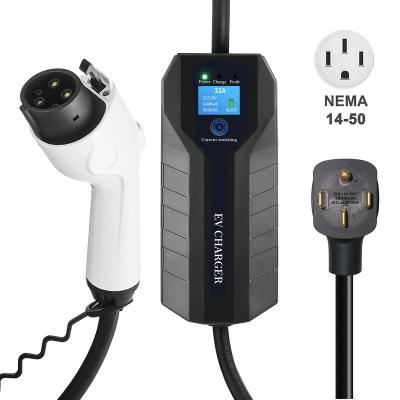 China electric vehicle charging station cable 11 kw type 2 ev car charger 32A Portable Ev Charger - B04 for sale