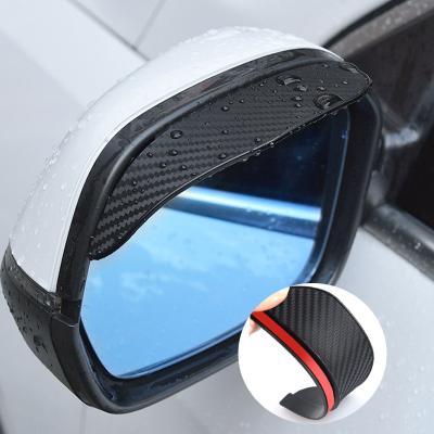 China New Longstar 2pcs Car Mirror Rain Shade Rain Shield Water Guard Flexible Eyebrow Car Mirror Rain Eyebrow China-chic for sale