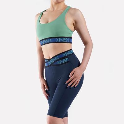 China Breathable Multiple Color Beauty Back Nylon Breathable Women Sport Yoga Tops Bra With Removable Breast Pad for sale