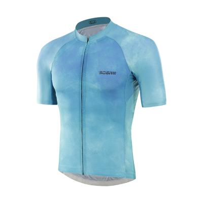 China 2022 Antibacterial Custom Design Team Pro Cycling Men's Cycling Jersey Bike Cycling Wear Clothing For Men for sale