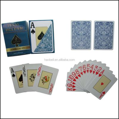 China Plastic High Quality Custom Design Plastic Poker Game Cards for sale