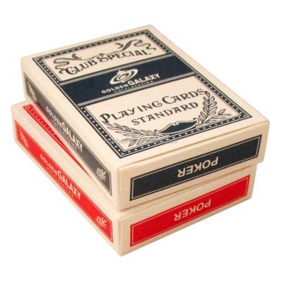 China Paper Design Custom Printed 330 Gsm Black Core Casino And Poker Game Paper Playing Cards for sale