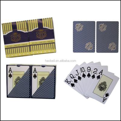 China Plastic Plastic Casino Playing Cards With Custom Design Printed for sale