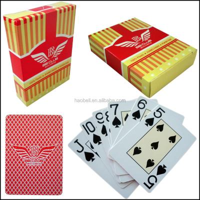 China Plastic Customized Waterproof Plastic Clear Casino Playing Cards PVC Poker Cards for sale