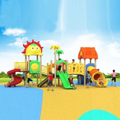 China Outdoor Playground Garden Toys Slide Adults Kids Plastic Backyard Playground Slides for sale