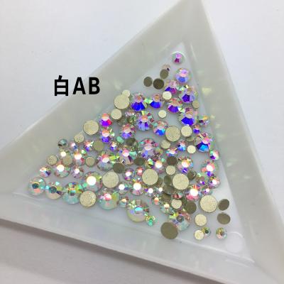 China Flatback Bulk Clear Crystal Glasses Diamantes Gems Mixed Sizes SS4 Hotfix Rhinestones 1440 Pieces to Flat Back SS20 Rhinestones for sale