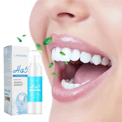 Chine Dents de la pâte dentifrice HA5 réparant la régénération blanchissant la pâte dentifrice d'enlèvement de tache et de mauvaise haleine à vendre