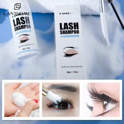 Китай Lanthome Lash Shampoo With Brush 50 мл Очищающая пена для ресниц продается