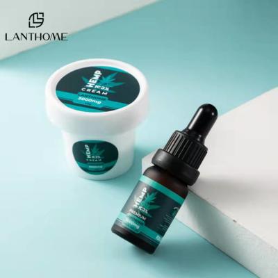 Chine Coffrets cadeaux soins de la peau aux graines de chanvre Produits 40g 30ml Antiseptique Doux à vendre