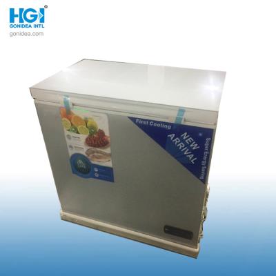 Cina 300L Manuale Degelo Single Door Deep Chest Freezer Con Manico di Porta Infisso in vendita