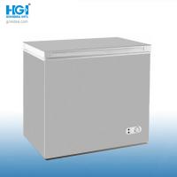 China Manual Defrost Glass Door Chest Freezer Mechanical Temperature Control for sale