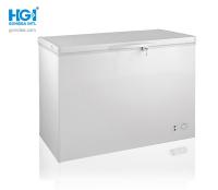 Chine Couleur blanche de porte de 352 litres de congélateur supérieur simple commercial de coffre à vendre