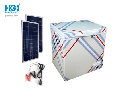 China 3,2 pies cúbicos 90 el panel del refrigerador 150W del congelador de la energía solar del litro en venta