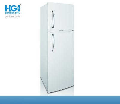 China 280 Liter Direct Cooling Inverter Fruit Crisper Top Freezer Refrigerators 65.5in for sale