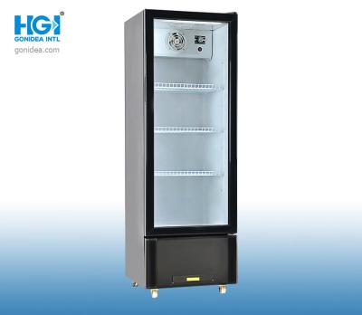 China Congelador de cristal vertical 202L de la puerta del refrigerador vertical del escaparate de Gonidea solo en venta