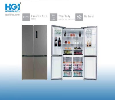 China Exhibición llevada 1.4A libre de enfriamiento profunda de poco ruido de los Cf del refrigerador 15,8 de Frost en venta