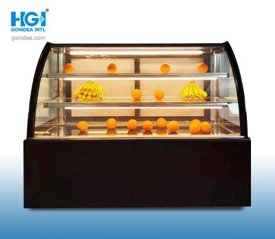 China Vitrina de cristal R134a 460L de la repostería y pastelería de HGI para la torta en venta