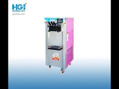 Commercial Three Flavor Soft Ice Cream Machine