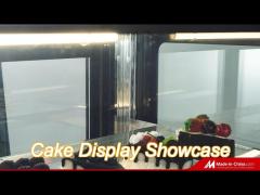 mini customized glass door display chiller refrigerator cabinet cake showcase hcs-08f