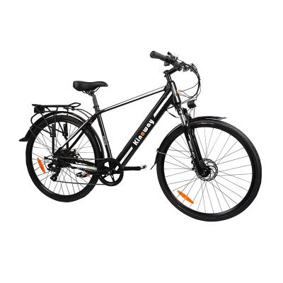 China Aluminum alloy 700C Kenda tire men's commuters shimano 7 speed e-bike bicycle city electric bike for sale