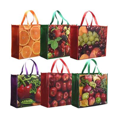 China Wholesale Cheap Eco Friendly Reusable Eco Friendly PP Reusable Laminated Sublimation Recycled Shopping Non Woven Tote Bag for sale