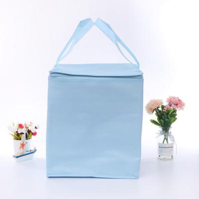 China Cheap Custom Waterproof Nonwoven Thermal Non Woven Fabric Delivery Bag Lunch Bag Cooler Promotion Bags Non Ice Cooler Bags for sale