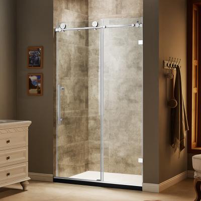 China Modern Bypass Framelsee Sliding Shower Screen Shower Door for sale