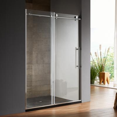 China China Foshan Latest Design 10MM Quiet Operation Luxury Portable Tempered Glass Sliding Shower Enclosure for sale