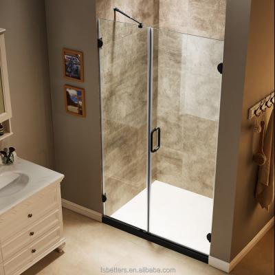 China 2018 Frameless Directly Hinge 10mm Clear Glass Shower Room for sale